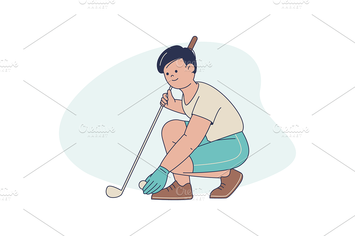 Golf Tournament Illustration, an Object Graphic by Jump Studio (Photo 10 of 12)