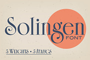 Solingen Font Family, a Serif Font by Mysterylab Designs (Thumbnail 1 of 6)