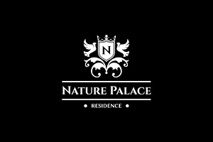 Nature Palace - Letter N Shield Logo, a Branding & Logo Template by ashenterprise
