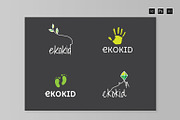 Ekokid logo templates, a Branding & Logo Template by Nectarine (Thumbnail 2 of 3)
