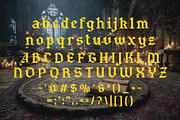 Black Vesper - Blackletter Typeface, a Blackletter Font by HipFonts (Thumbnail 5 of 11)