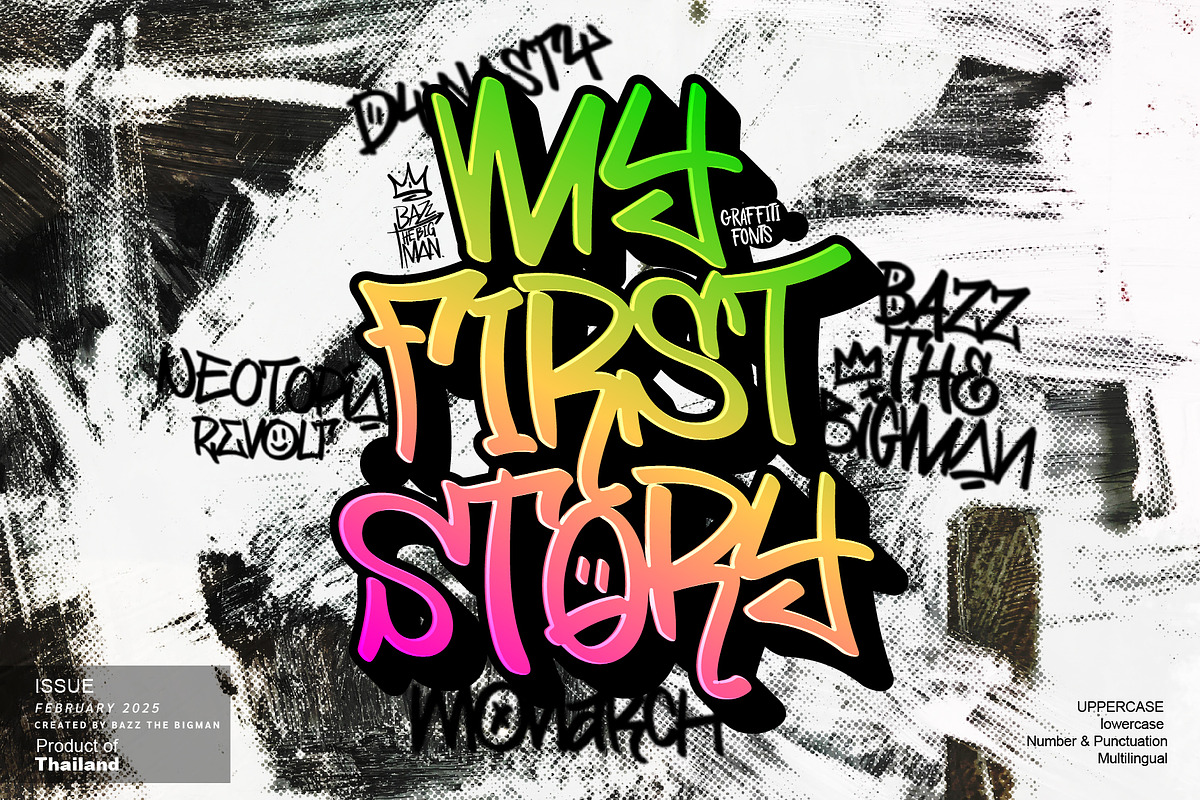 My First Story, a Handwritten Font by BBtypeStudios (Photo 1 of 9)