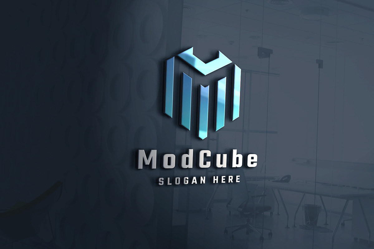 Mode Cube Letter M Logo, a Branding & Logo Template by Design_Planet (Photo 3 of 5)