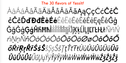Yassitf, a Sans Serif Font by Ingrimayne Type (Thumbnail 11 of 12)