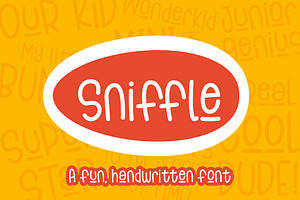 Sniffle - A Fun Handwritten Font!