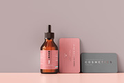 Amber Glass Dropper Bottle Mockups, a Cups & Container Mockup by pmvch (Thumbnail 8 of 26)