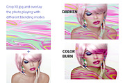 Iridescent Marbling, a Texture Graphic by Pulpixel Design (Thumbnail 10 of 13)