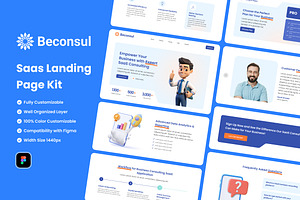 Consulting Business Web Landing Page