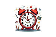Books, Globe & Clock Clipart, an Object Graphic by Gfx_Store (Thumbnail 12 of 16)