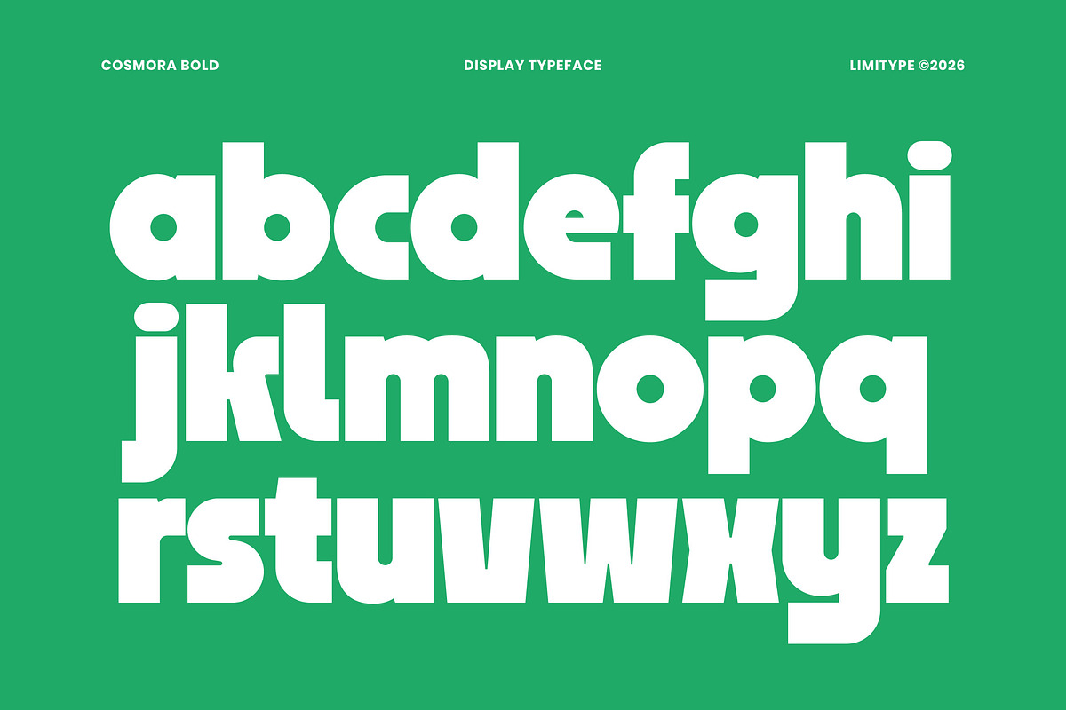 Cosmora - Modern Bold Font, a Sans Serif Font by limitype (Photo 10 of 12)