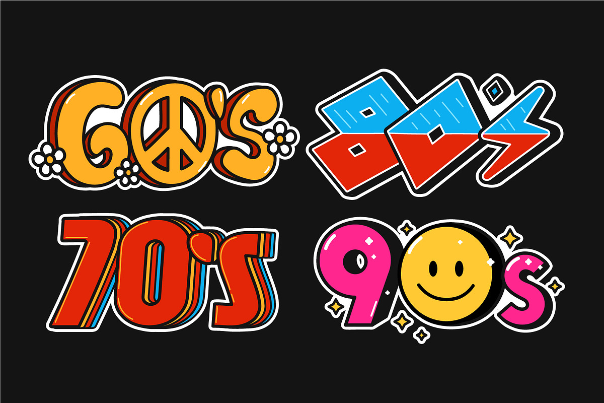 60s, 70s, 80s, 90s party, an Illustration by Slavko Kahovsky (Photo 1 of 5)