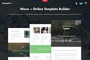 Wave + Online Template Builder, an Email Template by DynamicXX (Thumbnail 1 of 2)