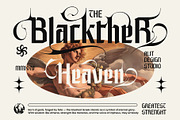 Tourah Shock Typeface, a Blackletter Font by alit design (Thumbnail 2 of 17)