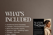 Melanin Speaker Canva Media Kit, a Presentation Template by JOA CREATIVE LAB (Thumbnail 5 of 8)
