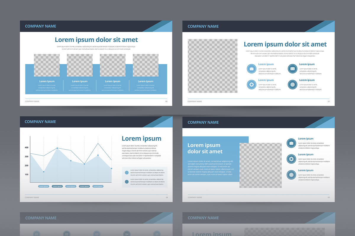 Minimal Business Presentation Template preview 6