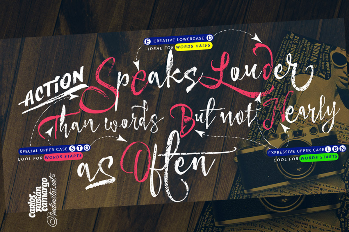 Makeup Type Family / 4 fonts preview 7