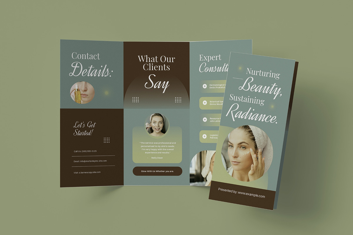 Skincare Brochure, a Brochure Template by graphicook (Photo 1 of 3)