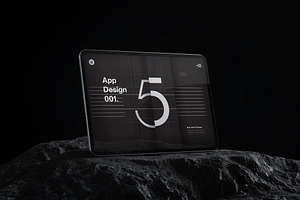 Futuristic Tablet Mockup