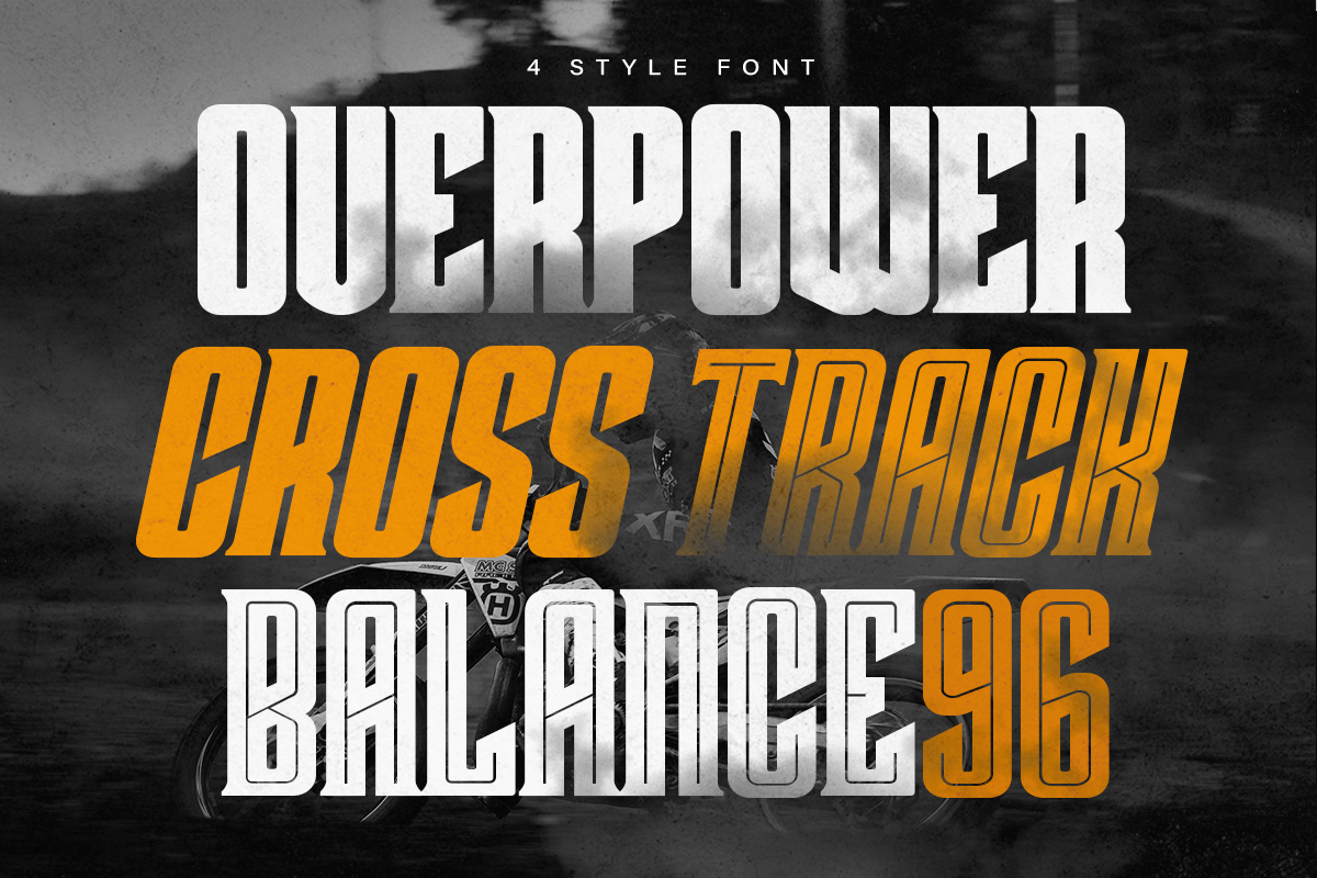 Crosride - Sport Display Font, a Sans Serif Font by Gilar Studio (Photo 14 of 14)