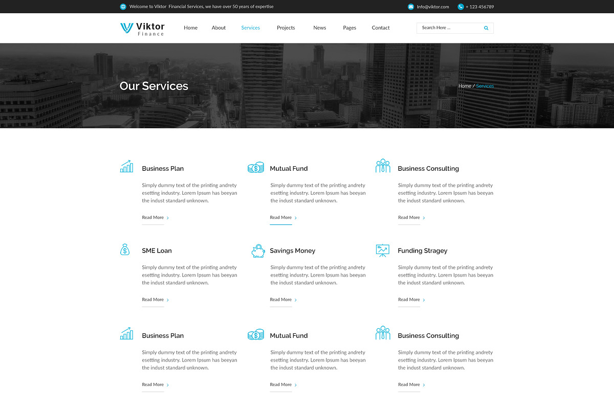 Viktor - Corporate Muse Template, a HTML Template by DigitalCenturySF (Photo 3 of 12)