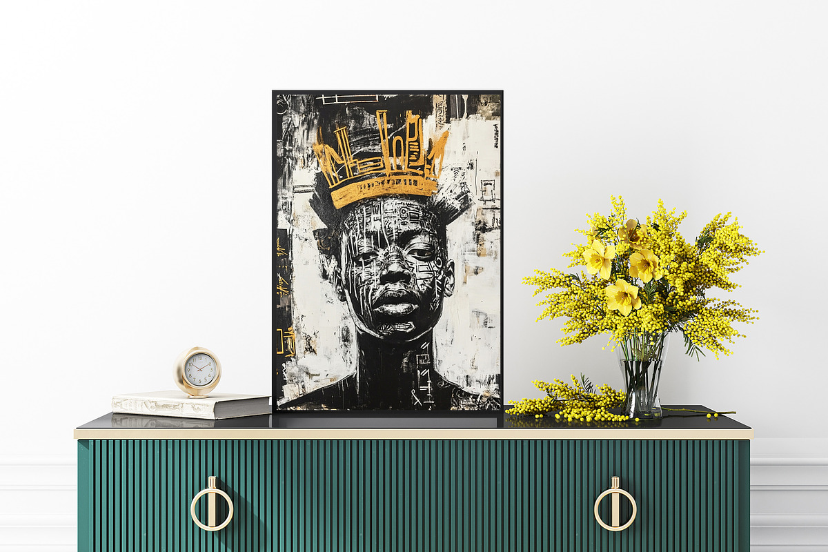 Broken Crown Wall Art, a Person Illustration by PrintablesByFranklyn (Photo 5 of 6)