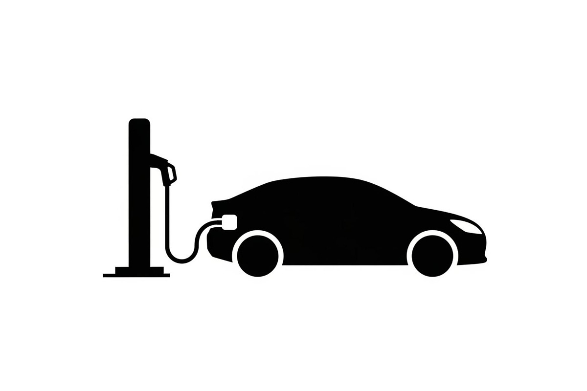 Electric Vehicle Charging Silhouette, a Graphic by musafir_fashion (Photo 3 of 22)