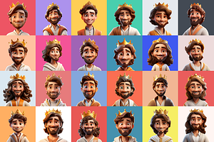 125 Animoji Avatars - Disney King