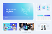 Comparison Diagram PowerPoint, a Presentation Template by Pixslides (Thumbnail 2 of 6)