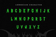 Rhine Infection - Death Metal Font, a Blackletter Font by Masyafi Studio (Thumbnail 6 of 9)