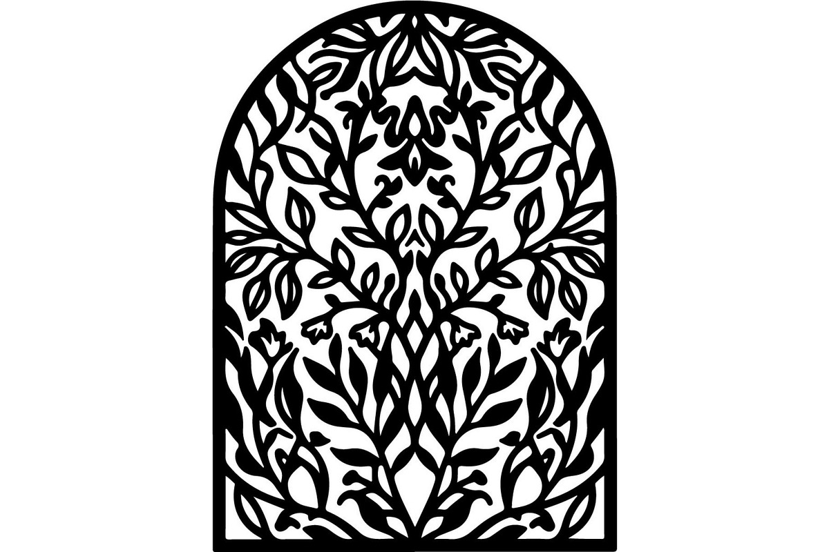 Decorative Arch Window Vector Pack, a Decorative Illustration by Designer_Momina (Photo 21 of 21)