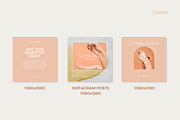 Skincare Canva Template, a Social Media Template by Moodwave Studio (Thumbnail 3 of 10)