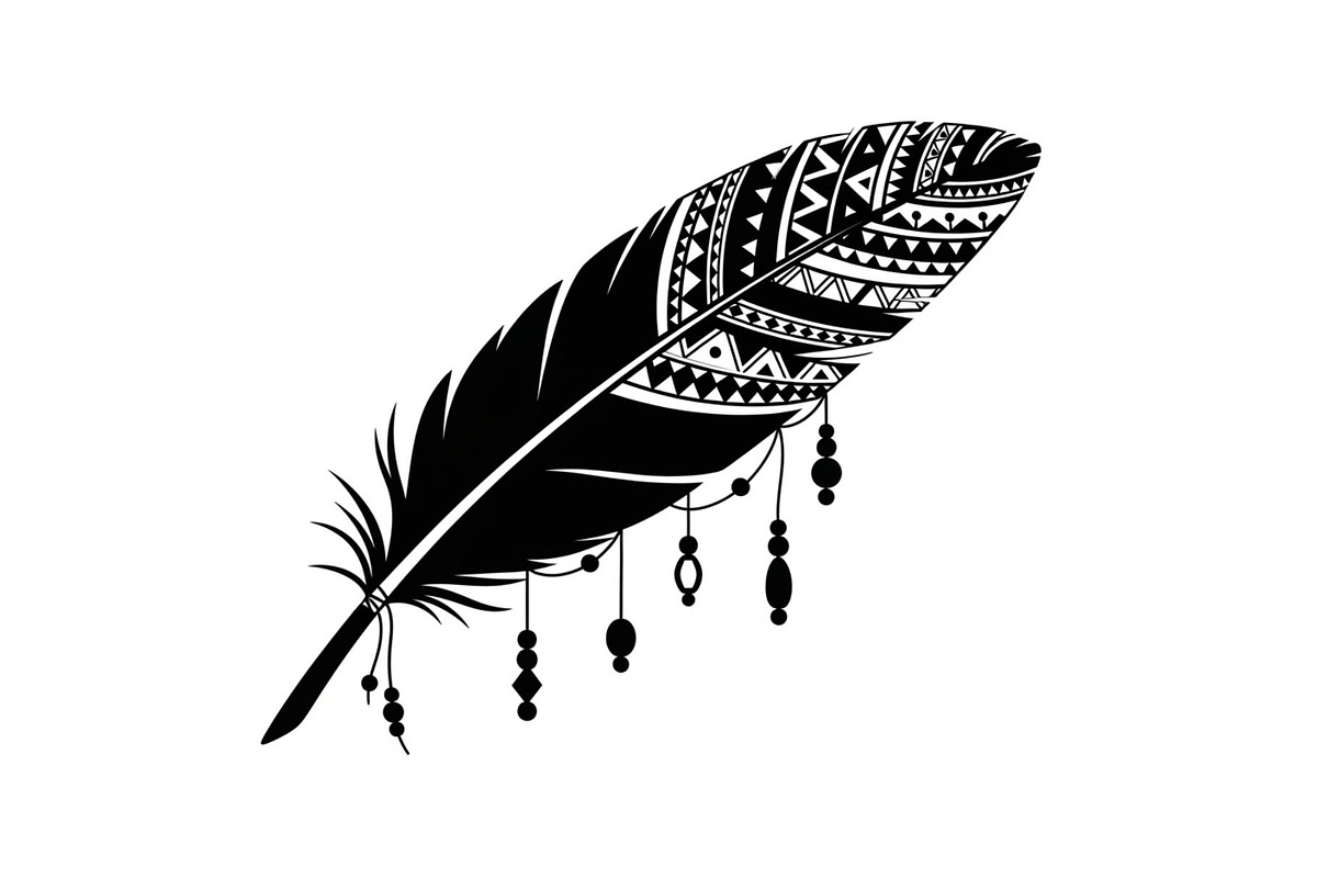 Boho Tribal Feather Bundle, an Illustration by Designs_River (Photo 28 of 31)
