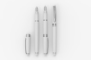3d Fountain Pen With Cap Mockup, a Pens & Pencil Mockup by The Rose Project (Thumbnail 3 of 3)