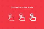 740+ Line Icons, an Outline Icon by vuuuds (Thumbnail 2 of 5)
