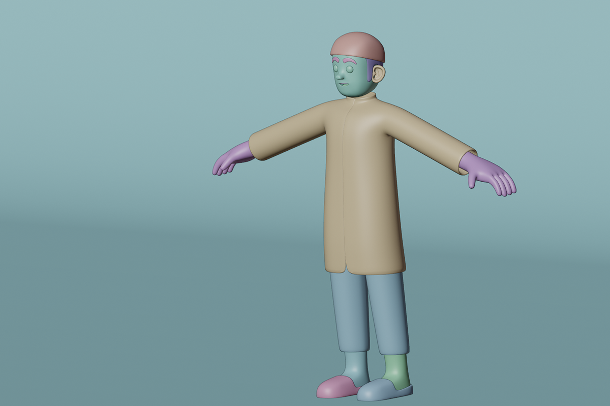 Muslim Family 3D Character, a Characters & Person 3D Model by Dudukbersama (Photo 3 of 5)