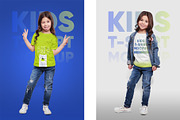 Mixed Kids T-Shirt PSD Mockups Vol6, a Shirt Mockup by Hi, Mock-Up! (Thumbnail 11 of 15)