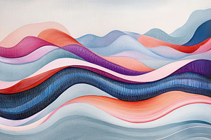 Abstract layered landscape showcasin, a Photo by Iftikhar Alam