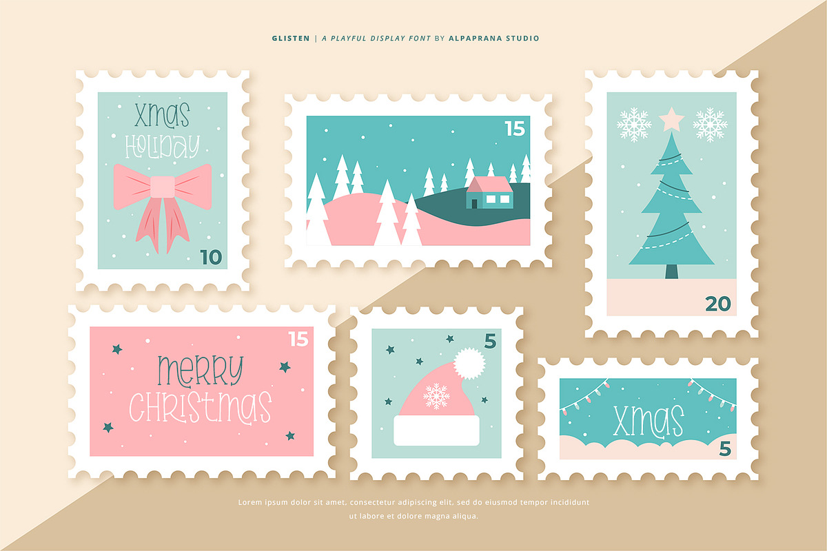 Glisten - Playful Font, a Script Font by Alpaprana (Photo 7 of 12)