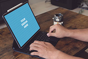 12 PSD Ipad Pro Keyboard Mockup #1, an iPad Mockup by Laura (Thumbnail 5 of 13)