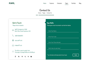 MiNML - Clean & Minimal PSD Template, an UI Kit Template by Saif71 - Shop (Thumbnail 8 of 19)