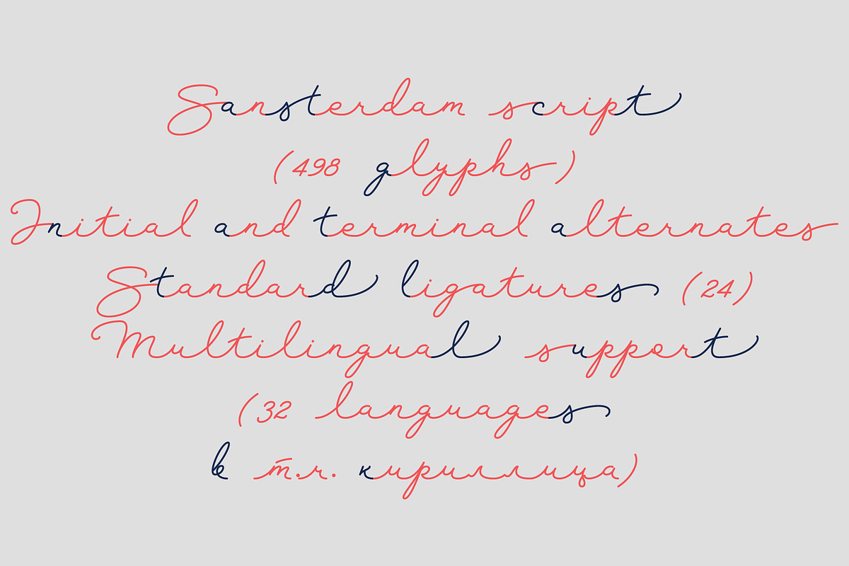 Sansterdam Black & Script preview 7