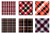 Green Pink Plaid Digital Paper, an Illustration by Designworld (Thumbnail 3 of 6)