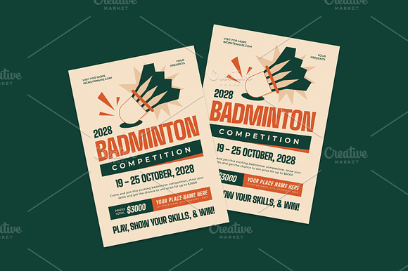 Badminton Competition - Flyer preview 4