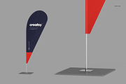 Outdoor Flags Mockup Set, an Object Graphic by creatsy2 (Thumbnail 3 of 15)