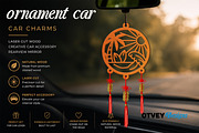 Beach Sunset Car Charms laser Cut, an Object Graphic by OTVEY DESIGN (Thumbnail 3 of 13)