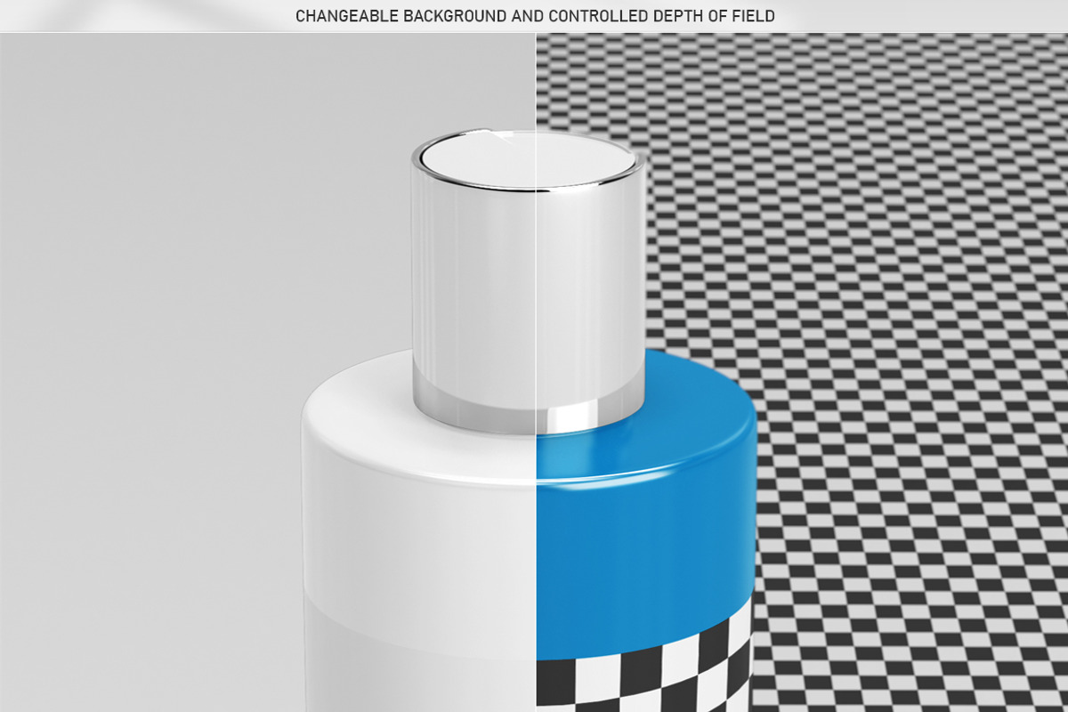 Cleansing Gel Bottle Mock-Up, a Mockup by MassDream (Photo 7 of 9)