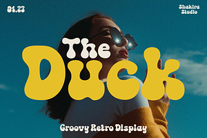 The Duck - Groovy Retro Font