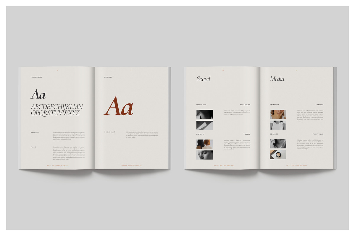 TWELVE Brand Book Guidelines, a Magazine Template by Arif Tri Ananta (Photo 10 of 14)