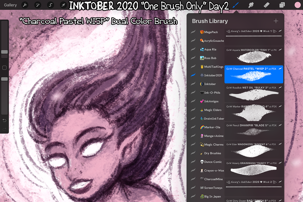 Georg's BrushTober 150+ Brushes Pack, a Brush Add-On by Georg's Procreate Brushes (Photo 13 of 21)