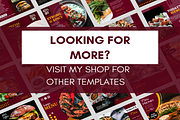 Animated Food Restaurant Instagram, a Social Media Template by LushBury (Thumbnail 8 of 8)
